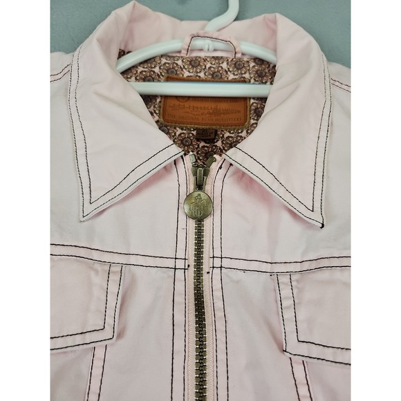 Outback Trading Women's Size XL Pink Sweet Jeans Jacket Style # 2213 - Picture 5 of 16